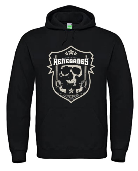 Renegades "Totenkopf mit Pistolen" Hoodie (Kapuzenpullover)