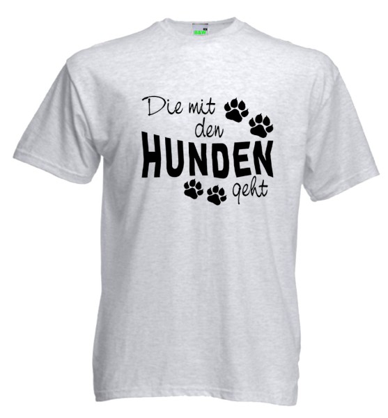 T-Shirt Die mit den Hunden geht