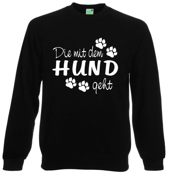 Sweatshirt Die mit dem Hund geht