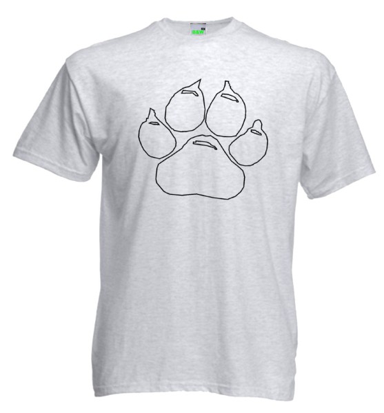 T-Shirt Hundepfote